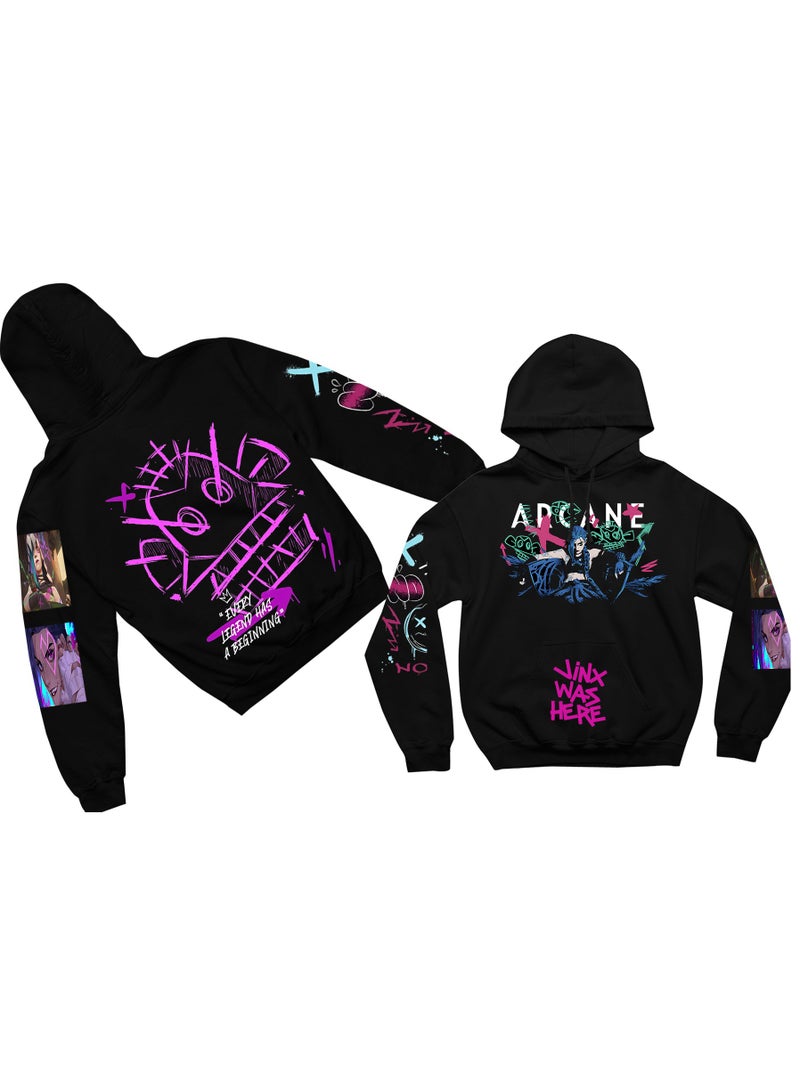 LeagueofLegend  Arcane 1 Jinx Hoodie Sweatshirt 