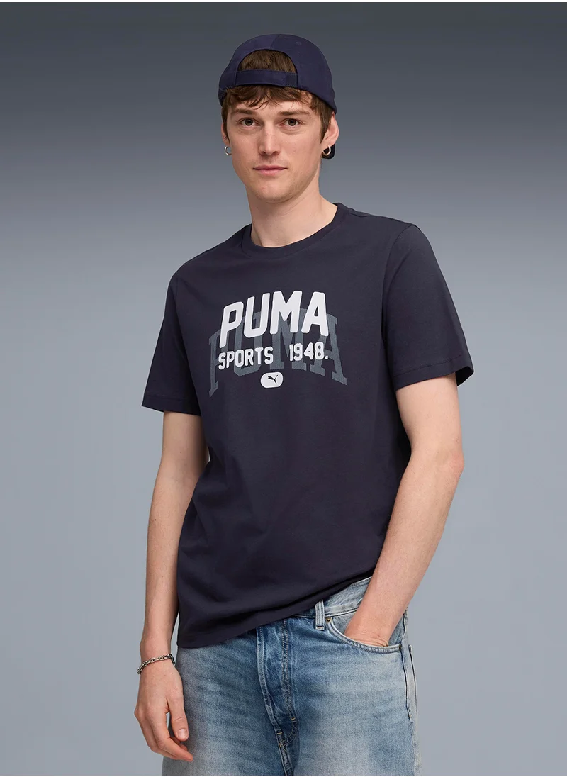 بوما Puma Men's Graphic Varsity Tee