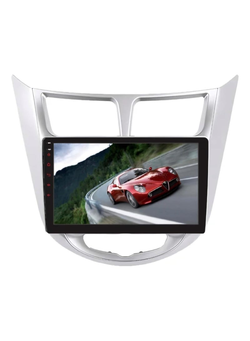 Generic Smart One Android 9" Inch Car Stereo, Bluetooth, Wi-Fi, Mirror-link, USB, Apple CarPlay, FM Radio, 2+32Gb for Hyundai Solaris Accent Verna 2010-2016 with Rear Camera  - Image 1