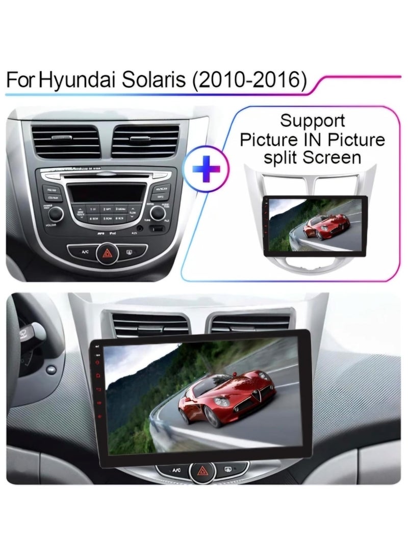 Generic Smart One Android 9" Inch Car Stereo, Bluetooth, Wi-Fi, Mirror-link, USB, Apple CarPlay, FM Radio, 2+32Gb for Hyundai Solaris Accent Verna 2010-2016 with Rear Camera  - Image 5