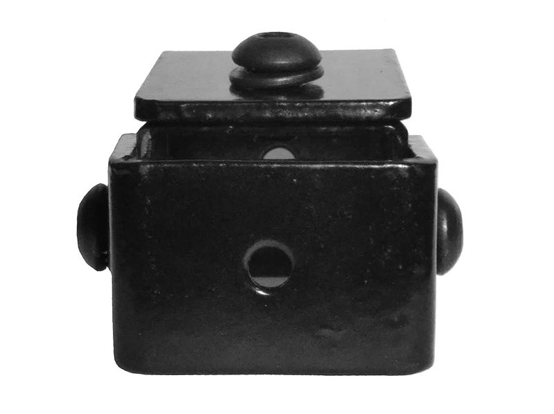 myl-SM-L1 - Speaker Wall Mount Stand - Bracket 2 Nos for 4 mm, 5 mm & 6.35mm (¼ inch) Thread Hole/Keyhole Speakers - Universal Type (3 Mounts, Black) - Image 5