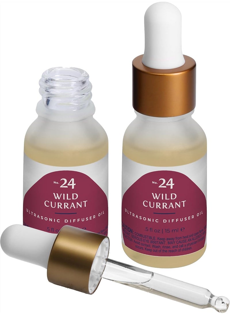 Trapp Trapp No. 24 Wild Currant 0.5 oz. Ultrasonic Diffuser Oil (2 Pack) 