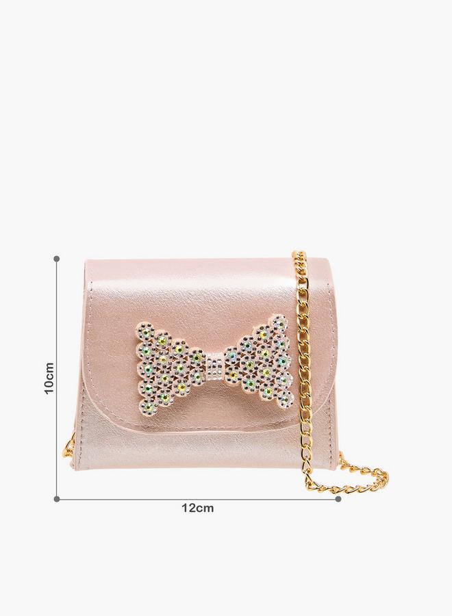 Flora Bella By Shoexpress Crossbody Bag with Chain Strap - Image 2
