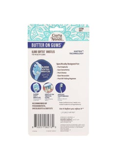 GuruNanda GuruNanda, Bristle Toothbrush Multi-Pack, Extra Soft, 6 Toothbrushes  - Image 2
