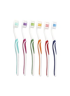 GuruNanda GuruNanda, Bristle Toothbrush Multi-Pack, Extra Soft, 6 Toothbrushes  - Image 4