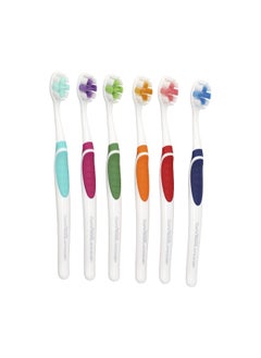 GuruNanda GuruNanda, Bristle Toothbrush Multi-Pack, Extra Soft, 6 Toothbrushes  - Image 3