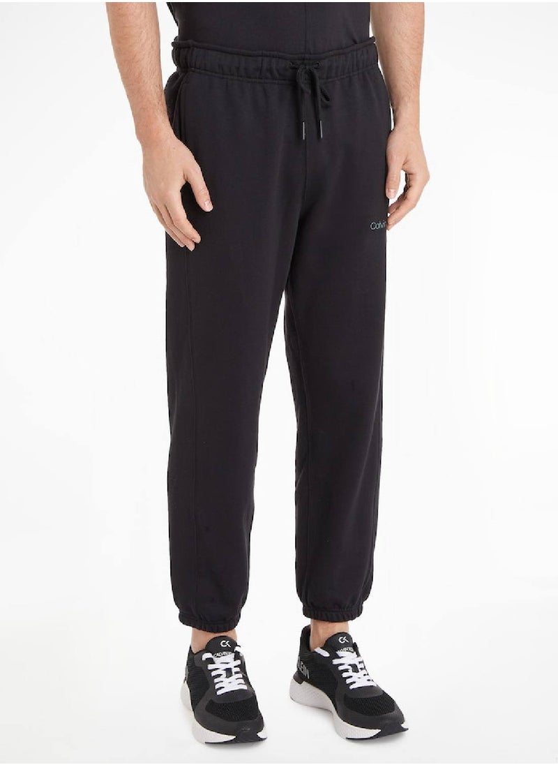 CALVIN KLEIN Calvin Klein Men's Sweatpants - Knit Pants - Sportswear - Cotton , Black  - Image 1
