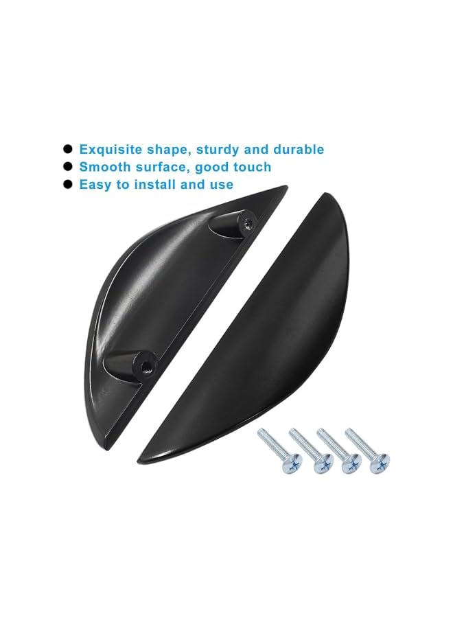 The Bros Cabinet Pulls,Furniture Hardware Collection, Cabinet Handles, Drawer Pulls, Door Pulls, Kitchen Cupboard Handle, Pack of 4,Black - Image 4