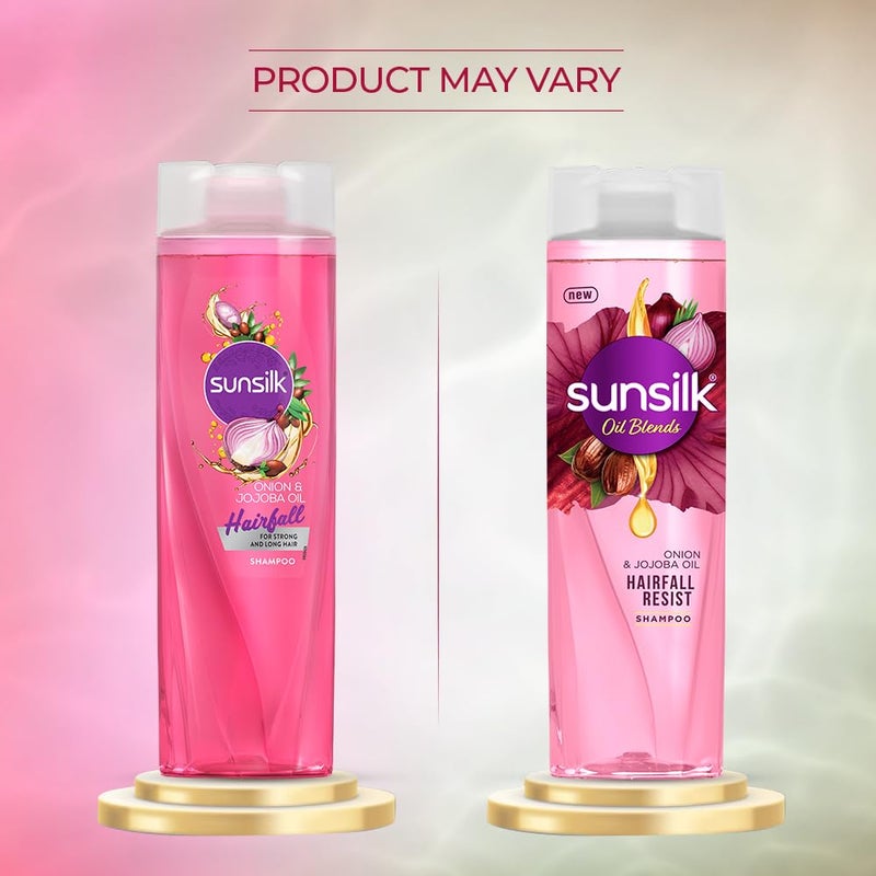 Sunsilk شامبو صن سيلك بزيت البصل وزيت الجوجوبا لتساقط الشعر للشعر القوي والطويل - 195 مل - Image 3