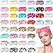 Yinder 40 Pack Bow Spa Headband Coral Fleece Makeup Headband Soft Face Wash Headbands Cosmetic Skin Care Headbands Facial Head Wraps Cute Bow Head Bands for Women Girls Shower Supplies(Various Style) - Image 2