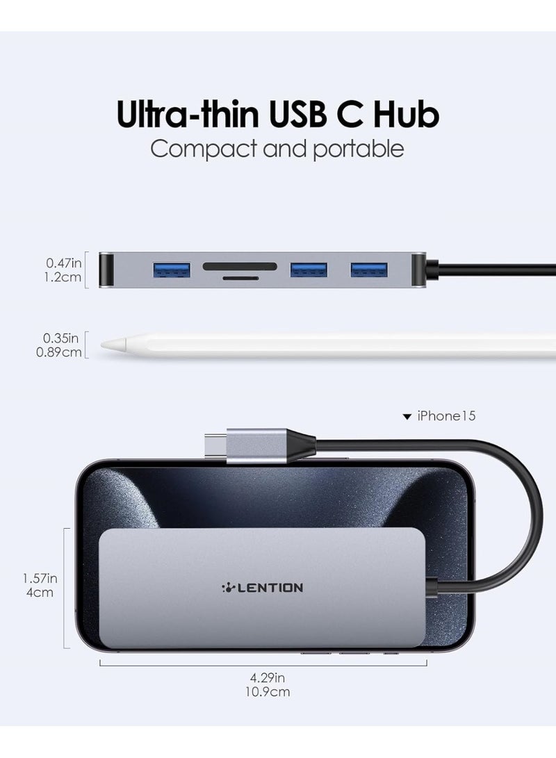 لينشن محول USB-C متعدد المنافذ من Lention موديل C18 - Image 2