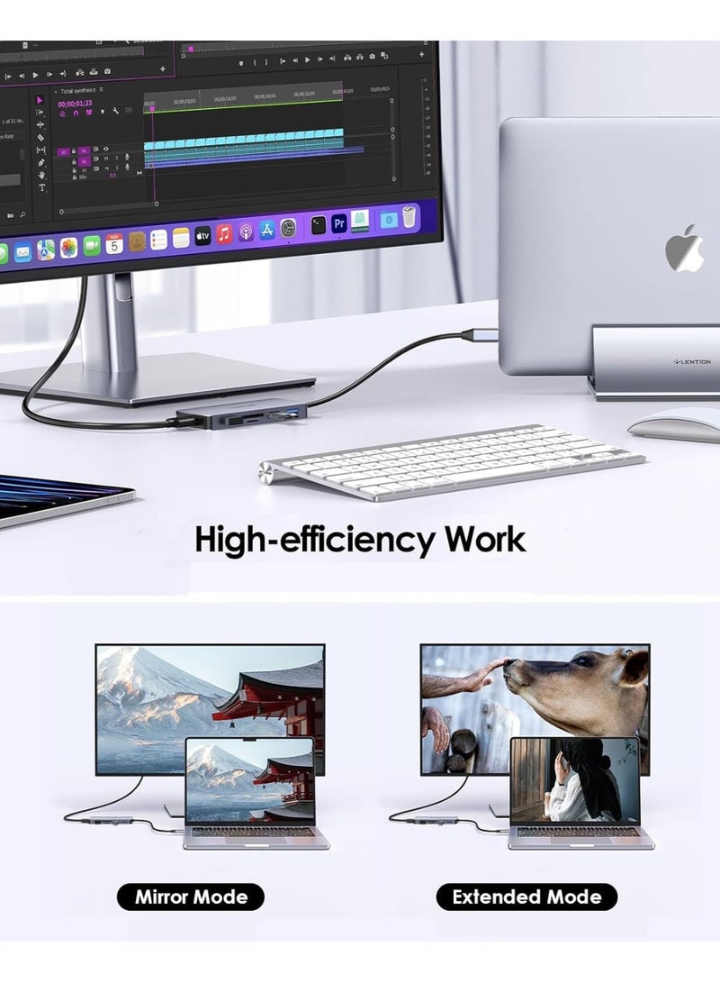 لينشن محول USB-C متعدد المنافذ من Lention موديل C18 - Image 5