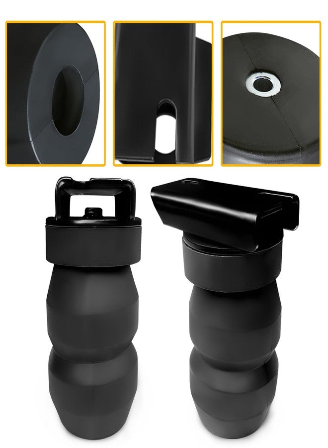 MILLISEC Rear Rubber Helper Suspension Springs Kits Compatible with 2002-2013 Dodge Ram 1500 2WD 4WD and Dodge Ram 2500 2WD 4WD, OEM Number DR2500CA - Image 4