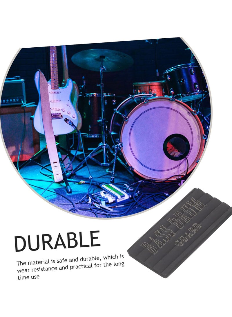 GGOOT 4 pcs Bass drum hoop guard hoop protector drum accessory Drum Pad Drum Supports Foot Pads Percussion Instrument Supplies Jazz Drum Pedal Guards Drum Supply roller rubber the basket  - Image 4