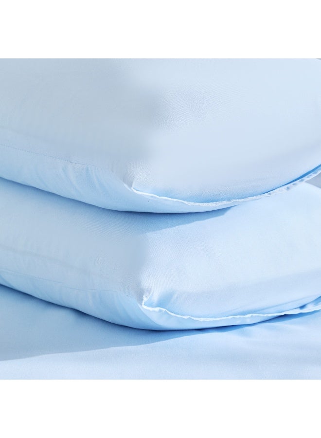 Home Box طقم غطاء وسادة ميكروفايبر صلب من ديربي 2 قطعة - 45x70 سم - Image 5