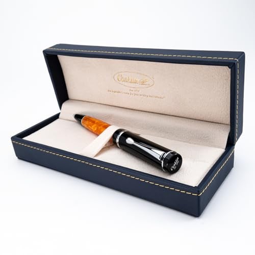 Conklin Duragraph Ballpoint Pen in Orange Nights – High-End Writing Tool with Stylish Design, Best Gift for Writers & Professionals - Image 2