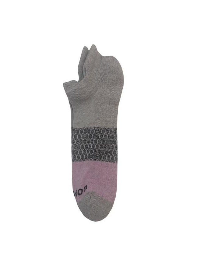 BOMBAS Women's Ankle Socks (Wisteria/Grey, Medium) - Image 2