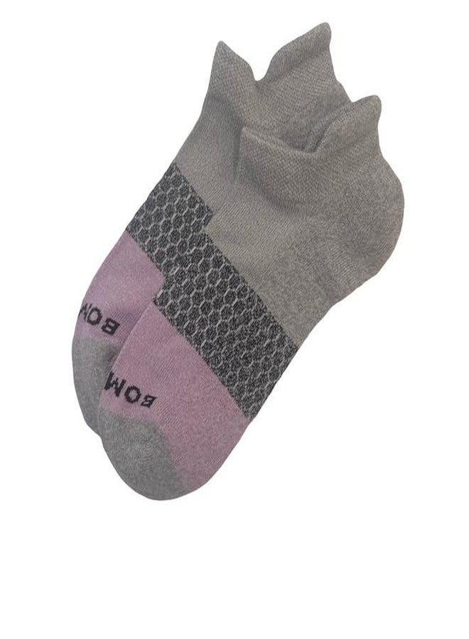 BOMBAS Women's Ankle Socks (Wisteria/Grey, Medium) - Image 1