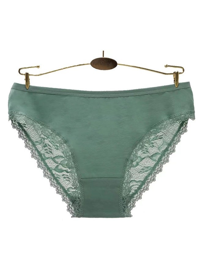 Zeemey Zeemey 6-Piece Cotton Breathable Panties Low Waist Fashionable Ladies Panties - Image 3