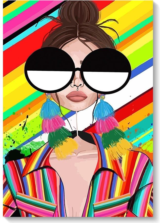 RYN لوحة فنية جدارية زخرفية متعددة الألوان 40 × 60 سم - Image 2