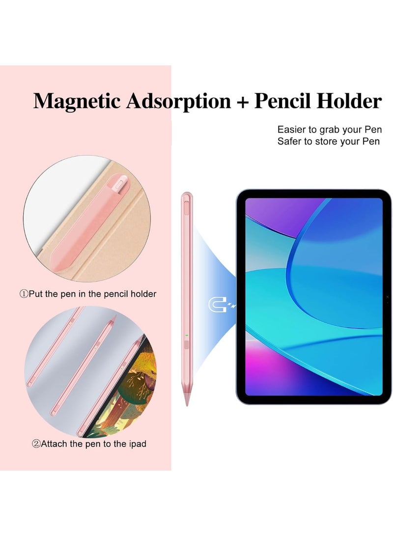 general Stylus Pen for iPad 11th&10th Generation,Milikilo Pen with Pencil Holder,Palm Rejection,for Air11&13"(M2/M3), Pad Pro 11"&13"(M4),iPad 6-11th,iPad Pro 11"/12.9 ", iPad Air 3/4/5,Mini 5/6 - Image 5
