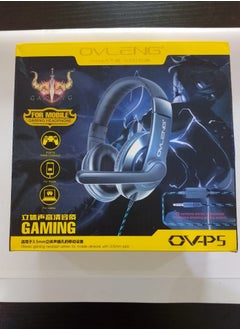 OVLENG Stylish, Multi-Functional Headset For Gaming And More, Black Color 