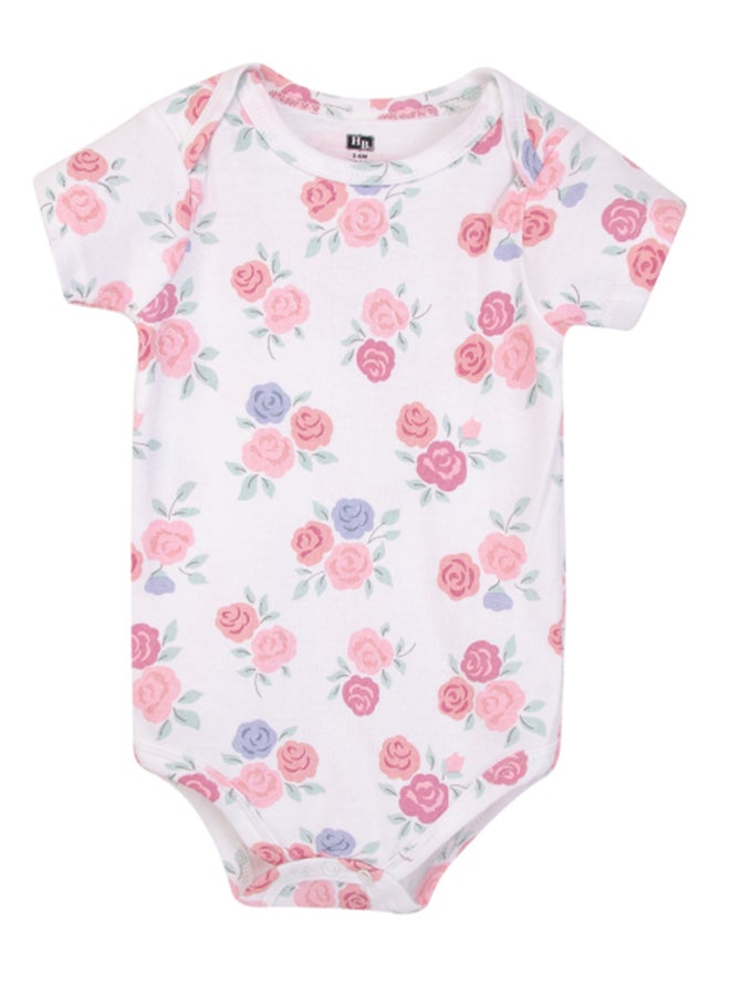 hudson baby Baby Bodysuit 3 Pieces Set Short Sleeve Mummys Girl, 9 - 12 Months - Image 3