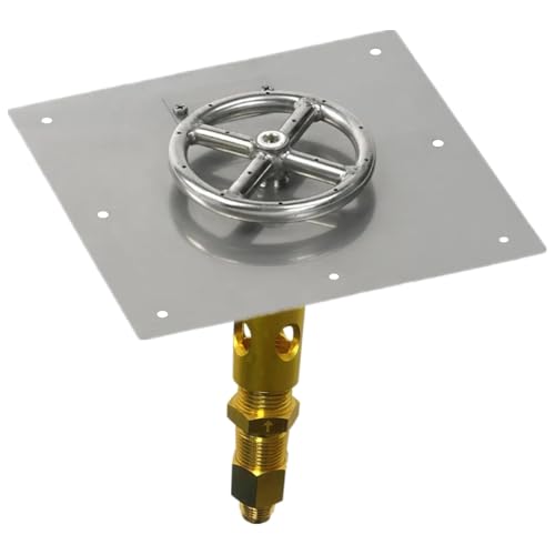MCAMPAS 60000 BTU Fire Pit Burner Ring, 6 Inch Round 304 Series Stainless Steel Burner Ring for Outdoor Fire Pit - Natural Gas & Propane Fireplace - Image 3