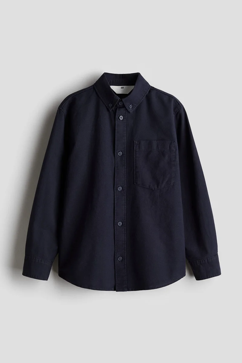 H&M Button-Down Cotton Shirt