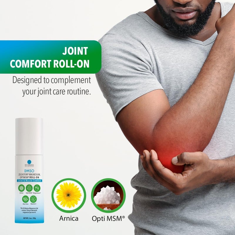 Dr Robaina DMSO RollOn  QuickAbsorbing Skin Care with Arnica Magnesium Aloe Vera and Vitamin E  NonGreasy Formula for Muscle  Joint Comfort  Made in The USA  3 oz - Image 5
