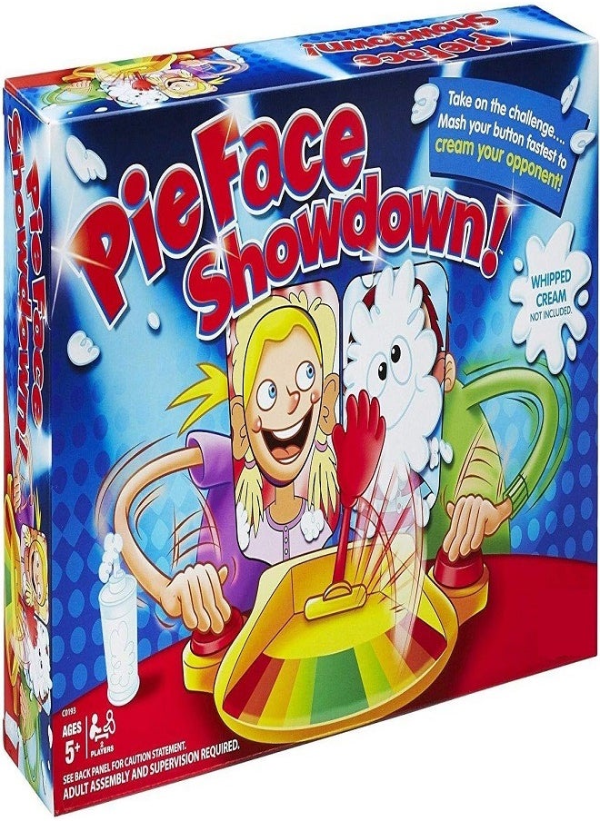 Hasbro Games Pie Face Showdown Game - Double Face, Slap Cream Pie Machine For Kids Entertainment  - Image 4