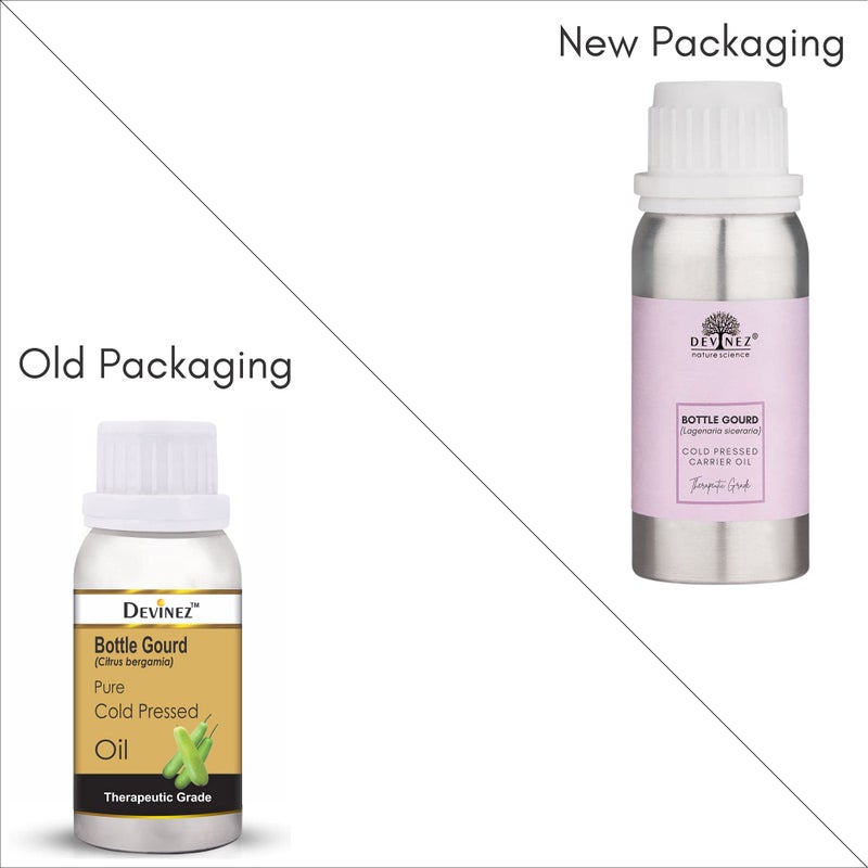 Devinez Bottle Gourd/ Ghiya/ Lauki Cold-Pressed Oil, 100ml 100% Pure, Natural & Undiluted in Anodized Aluminum Bottle - for Hair & Skin Care, Improves Skin Tone, Hydrates & Nourishes the Skin, Healthy Rejuvenating Glow & Hair Fall - Image 2