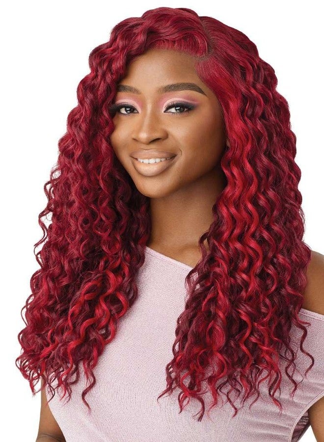 Outre Lace Front Wig - Perfect Hair Line 13X4 - Swoop Series - Swoop 9 (SWEDISH BLONDE) - Image 1