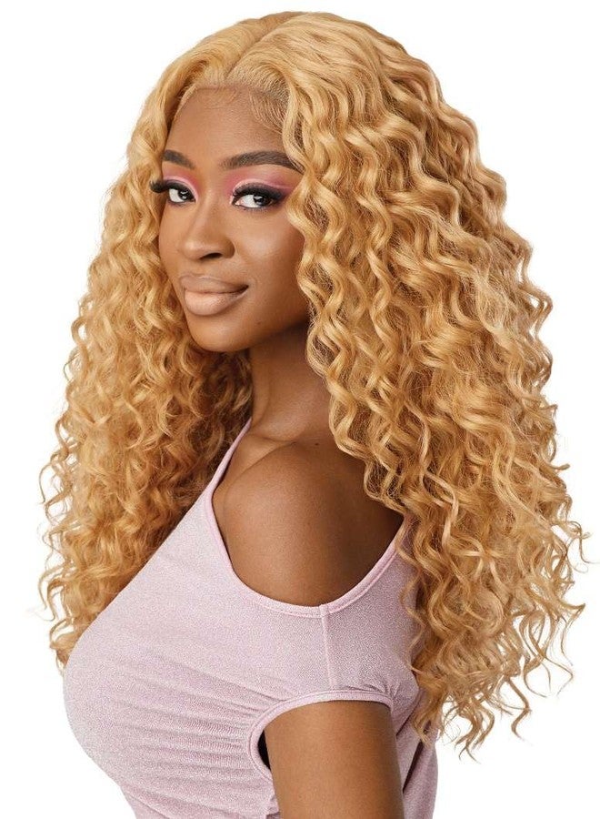 Outre Lace Front Wig - Perfect Hair Line 13X4 - Swoop Series - Swoop 9 (SWEDISH BLONDE) - Image 4
