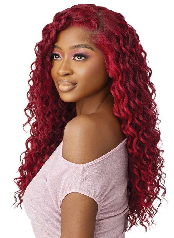 Outre Lace Front Wig - Perfect Hair Line 13X4 - Swoop Series - Swoop 9 (SWEDISH BLONDE) - Image 5