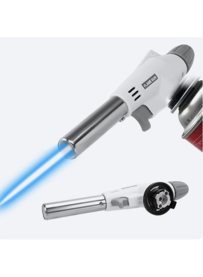BBQ TIME Flame Gun Butane Blow Torch Lighter | Adjustable Flame Gas Torch | Portable Kitchen Flame Gun for Cooking, BBQ, Baking, Welding & DIY Use - Image 1