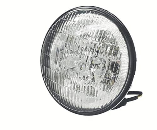 SMD 7 Inch led GLASS Headlight Round, ORIGINAL CLASSIC LOOK OEM Conversion Chrome pair - Image 1