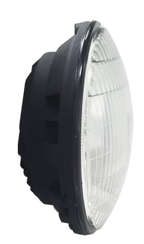 SMD 7 Inch led GLASS Headlight Round, ORIGINAL CLASSIC LOOK OEM Conversion Chrome pair - Image 4