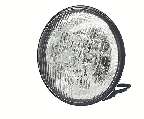 SMD 7 Inch led GLASS Headlight Round, ORIGINAL CLASSIC LOOK OEM Conversion Chrome pair - Image 2
