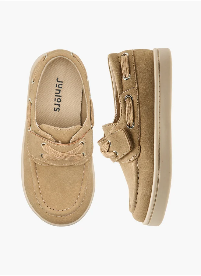 جونيورز Lace Detail Slip-On Loafers