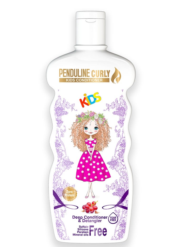 Penduline Curly Kids Conditioner | Argan Oil | 300 Ml | Gentle Cleansing & Frizz Control |Nourishing & Moisturizing - Image 1