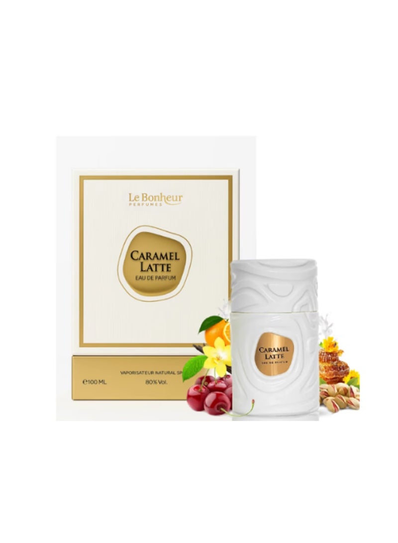 Le Bonheur Perfumes Caramel Latte - EDP -  For Unisex - 100ml - Image 1
