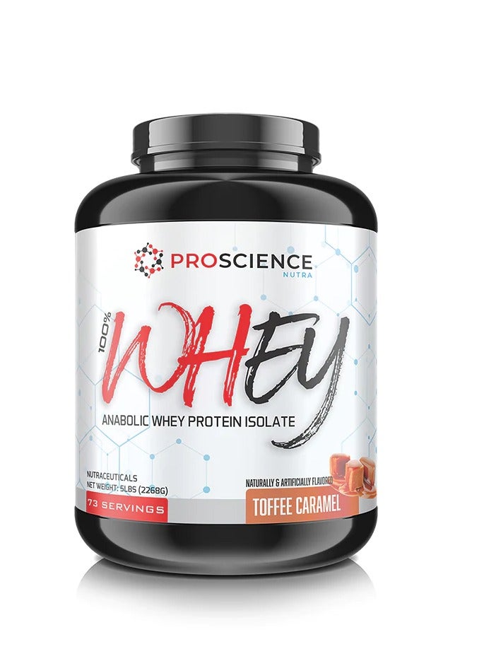 PROSCIENCE WHEY PROTEIN 5LBS - TOFFEE CARAMEL - Image 1
