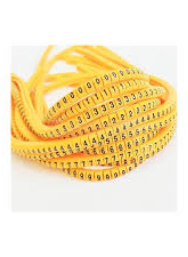 KNP KNP Cable Marker Tube (5mm to 7.2mm) (X) is designed to provide a secure and efficient way to label and organize cables and wires.  - Image 1