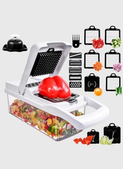 Sharpdo 22-Piece Kitchen Multifunctional Vegetable and Fruit Cutter Set, Dicing, Shredding and Slicing 23.5*10*10.5CM  - Image 1