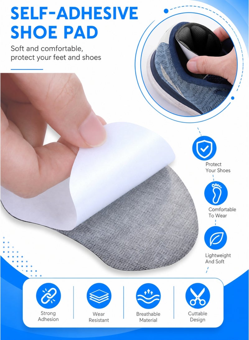 JoyousSto 6 Pairs Heel Grips for Shoes Too Big, Self-Adhesive Foot Cushions Pads for Women Men, Thick Shoe Inserts Back Insoles Anti Blister Heel Protectors - Image 5