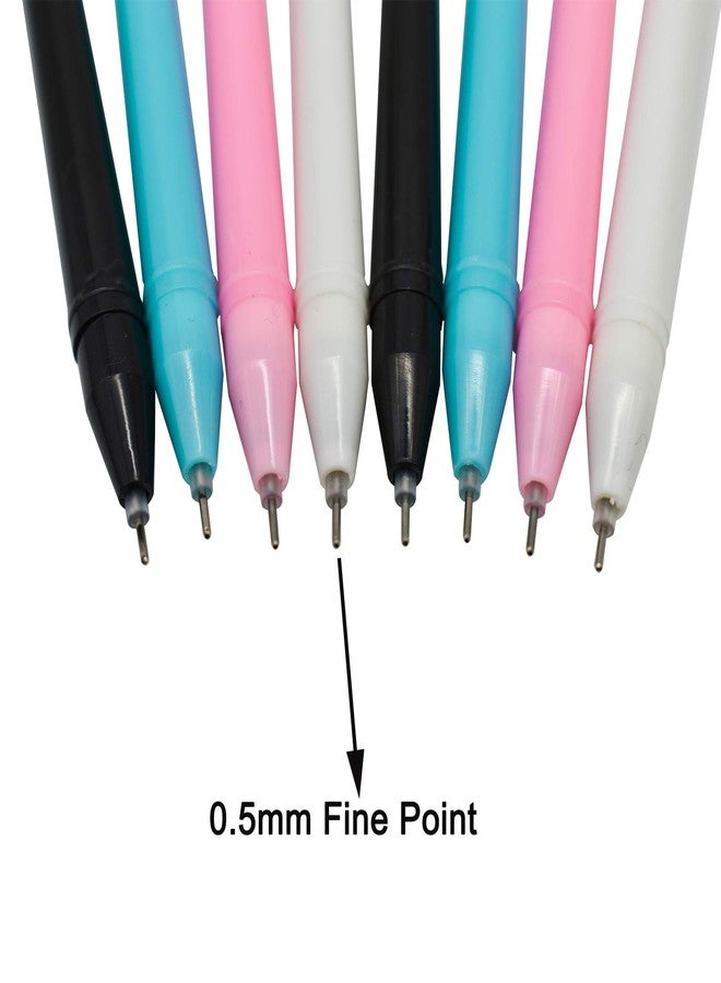 Maydahui 20 PCS Rabbit Rollerball Pen Cute Cartoon Animal Bunny Pens Long Ears Black Gel Ink Smooth Writing for School Party Easter - Image 4