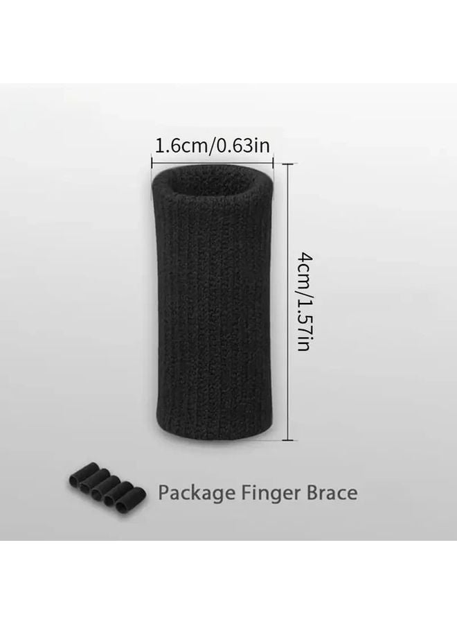 40PCS Nylon Finger Sleeves With Thumb Support Compression Brace For Basketball Sports - Image 3