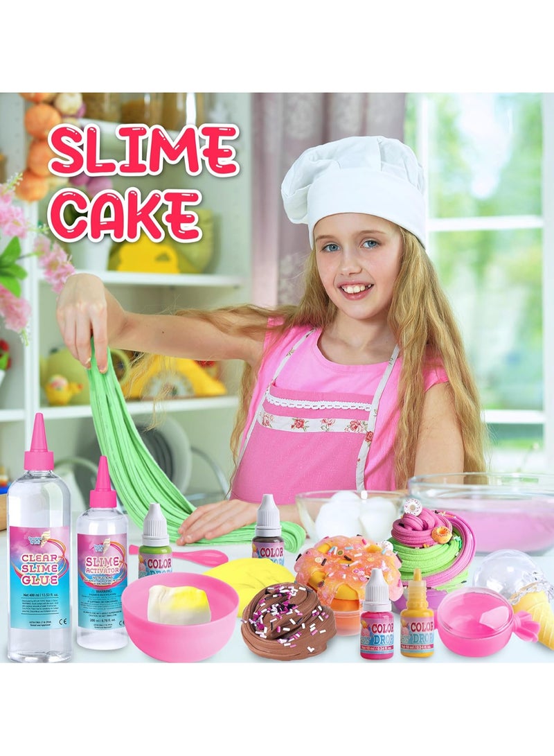 SIMDOW Ice Cream Slime Kit for Girls, Amazing Ice Cream Slime Making Kit to Make Butter Slime, Cloud Slime & Foam Slimes – Stress Relief Party Favors & Great Gift Idea - Image 2