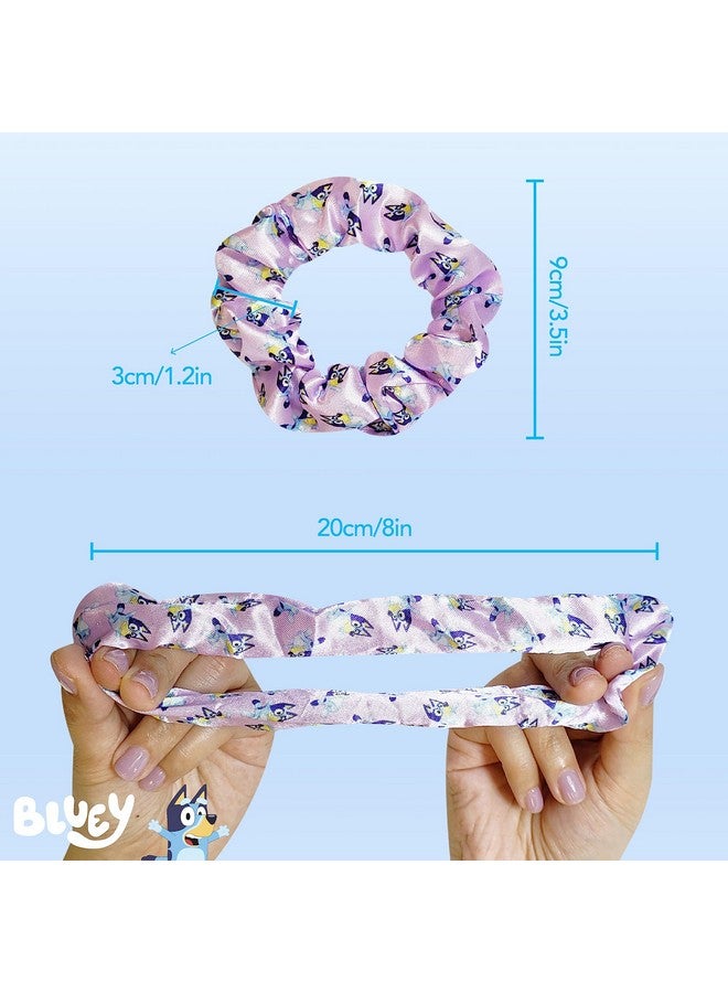 Luv Her Bluey Detangling Brush and 4 Elastic Scrunchies Hair Accessory Set for Kids - Ages 3+ - Image 5